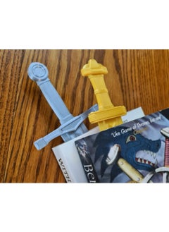 King Arthur - Set of 2 Excalibur and Caliburn Sword Bookends