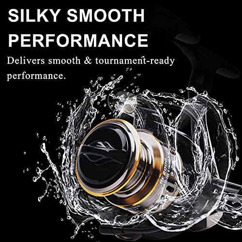 Shaddock Fishing Spinning Fishing Reel, High Speed Spinning Reel with 5.2:1 Gear Ratio, 22-30 LB Powerful Drag System, 9+1BB, Lightweight Smooth Fishing Reels Freshwater Saltwater - Image 3
