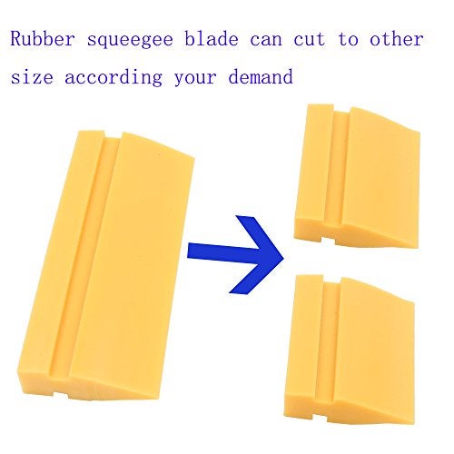 Gebildet شفرة ممسحة مطاطية ناعمة Gebildet لتغليف الفينيل للسيارات، تركيب أفلام تظليل النوافذ، أداة ملصقات السيارات. تنظيف الزجاج/المرايا/النوافذ في المنزل كممسحة مائية. - Image 5