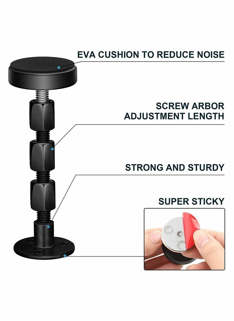 Y&D Black Adjustable Bed Frame Anti-Shake Tool, Headboard Stoppers  - Image 3