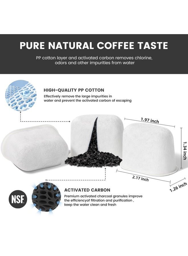 Possiave 12-Pack Charcoal Water Filters Compatible with Breville BWF100 Machines, Breville Espresso Machine Water Filter Replacements - Image 2