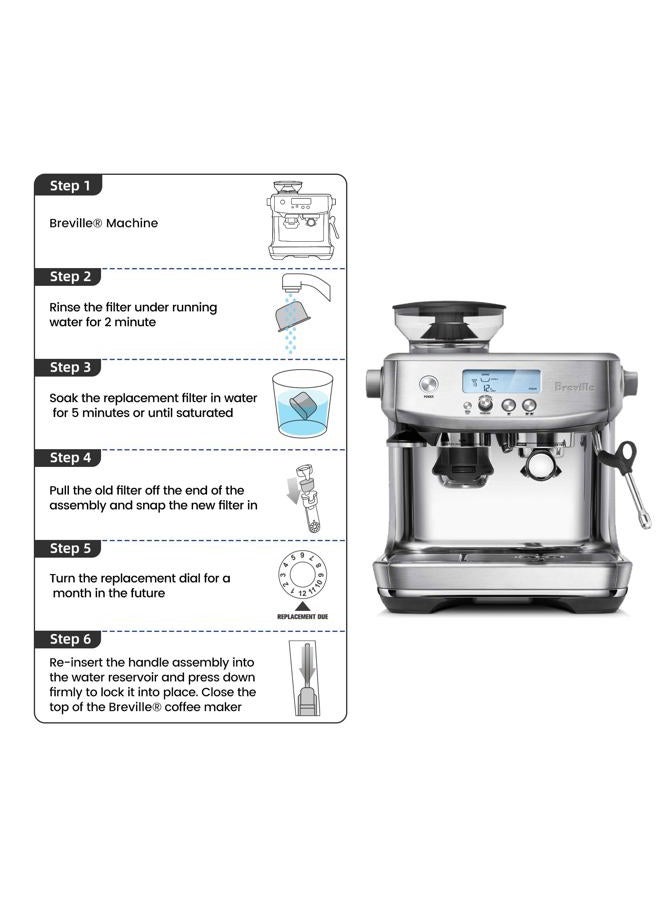 Possiave 12-Pack Charcoal Water Filters Compatible with Breville BWF100 Machines, Breville Espresso Machine Water Filter Replacements - Image 5