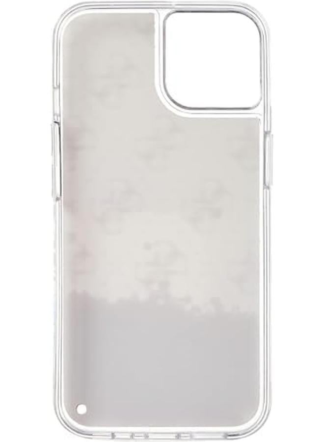 GUESS Liquid Glitter Case 4G Pattern Gradient Background For Iphone 13 6.1" Gold - Image 2