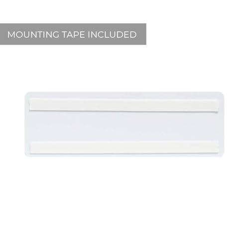 SBLABELS Staff Only Indoor Easy Adhesive Mount Door and Wall Sign for Restaurants and Small Businesses 3" x 9" - Silver - Image 2