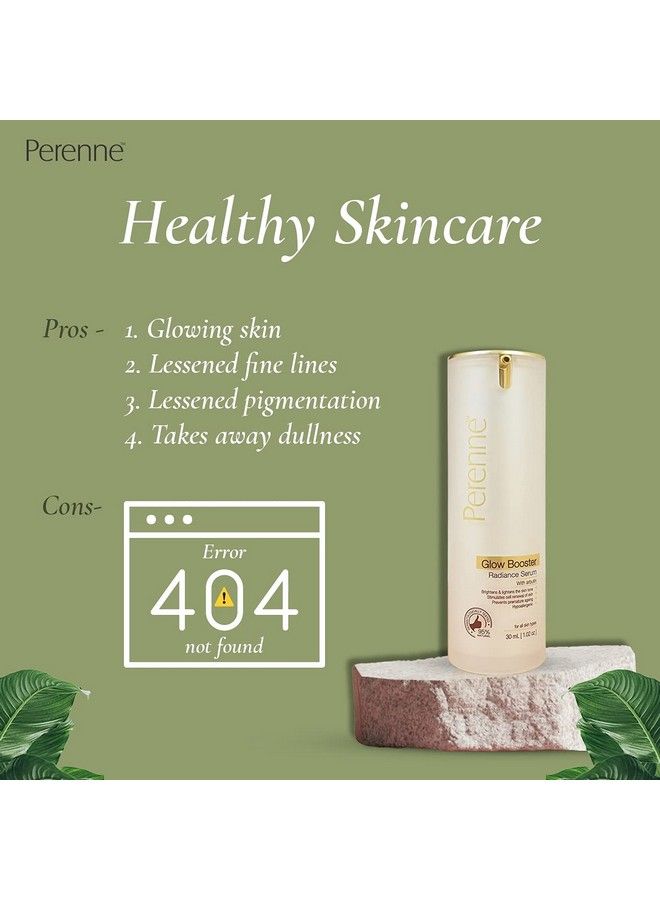 PERENNE Glow Booster Serum For All Skin Types Skin Brightening Lightening And Anti Ageing (30 Ml) Helps To Reduces Pigmentation - Image 5