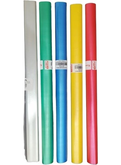 Fiyper Colored Transparent Roll Cover Frosted 40 cm x 150CM 5 Colors 