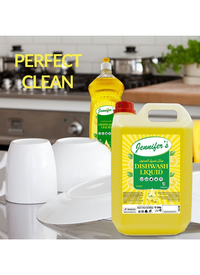 Jennifer's Jennifer's Dishwash 5L Lemon  - Image 3