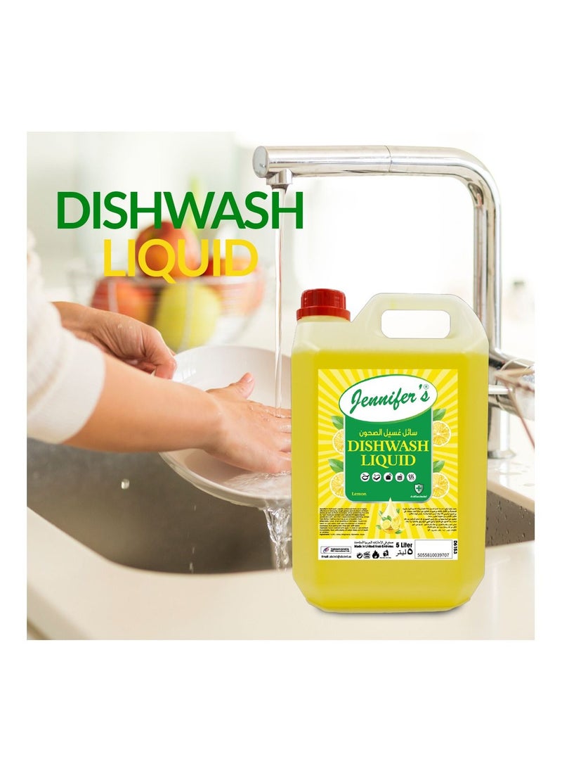 Jennifer's Jennifer's Dishwash 5L Lemon  - Image 2