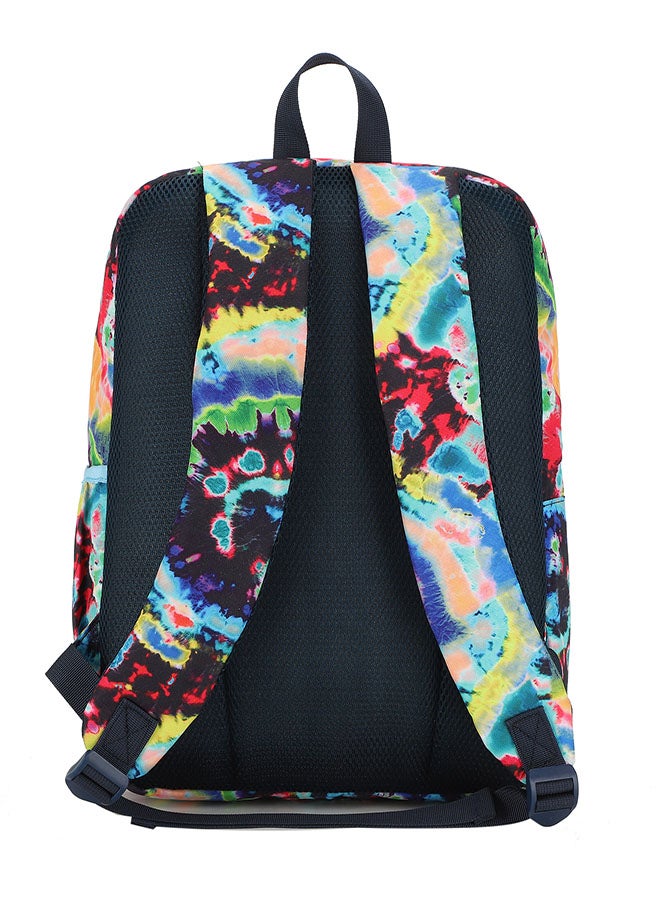 CUBS Tie Dyed Waterproof Kids 28L Backpack with zip closure Ideal for 6-12 years age group, Compatible with 15" Laptop - Image 3