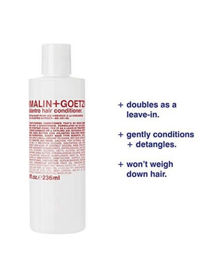 MALIN + GOETZ MALIN+GOETZ cilantro conditioner ‚Äîresidue-free, lightweight scalp treatment. conditions, detangles, balances pH, intensely hydrates. tames frizz for all hair types. vegan & cruelty-free, 8 Fl oz - Image 2