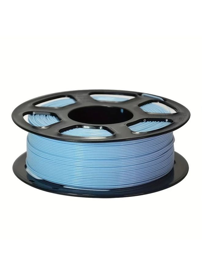 خيط طابعة ثلاثية الأبعاد من نوع PETG أزرق مائي 1.75 ملم 2.2 رطل متوافق مع الطباعة عالية السرعة لـ Creality وAnycubic وBambu Lab - Image 1