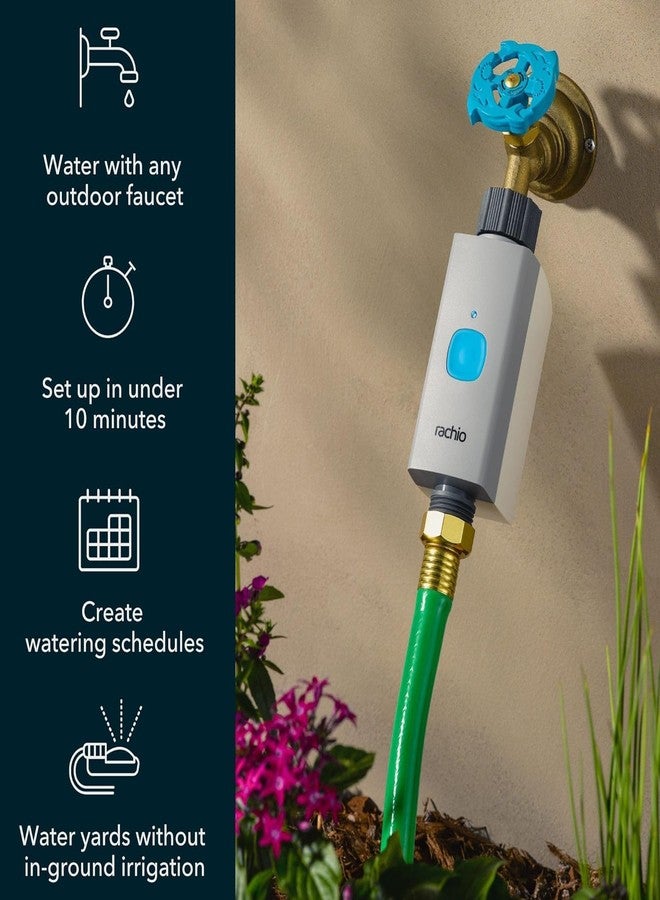 Rachio Smart Hose Timer (Valve Only) | Outdoor Watering | Easy Faucet Install, Automate Sprinkler Schedule Lawn, Garden, Yard, No WiFi Hub Included - Image 4