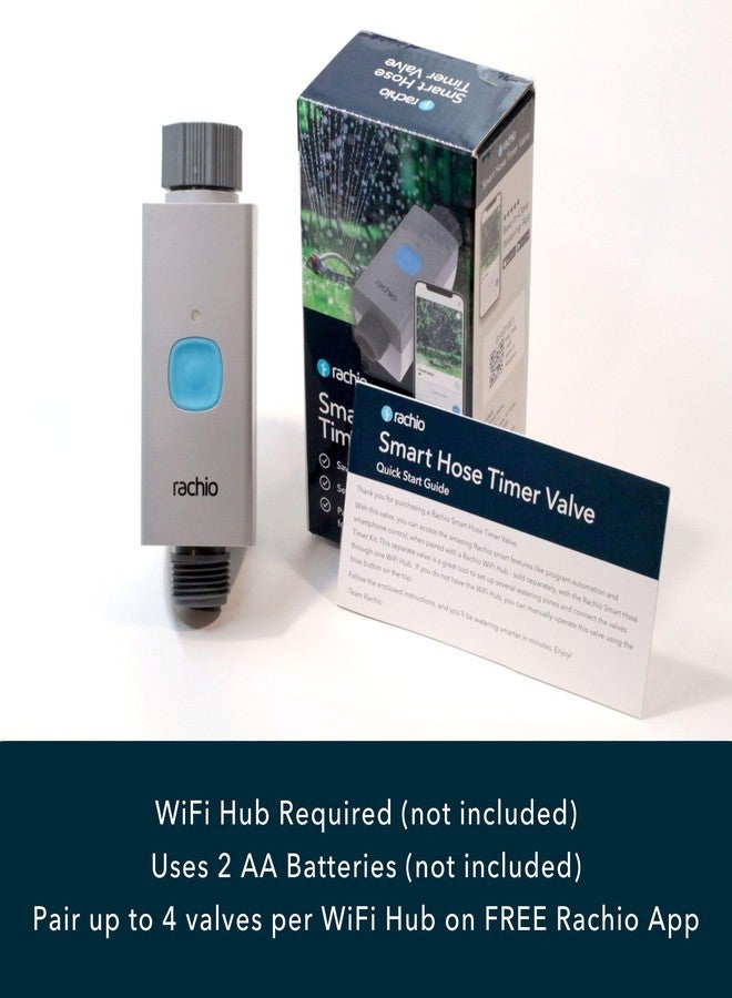Rachio Smart Hose Timer (Valve Only) | Outdoor Watering | Easy Faucet Install, Automate Sprinkler Schedule Lawn, Garden, Yard, No WiFi Hub Included - Image 2