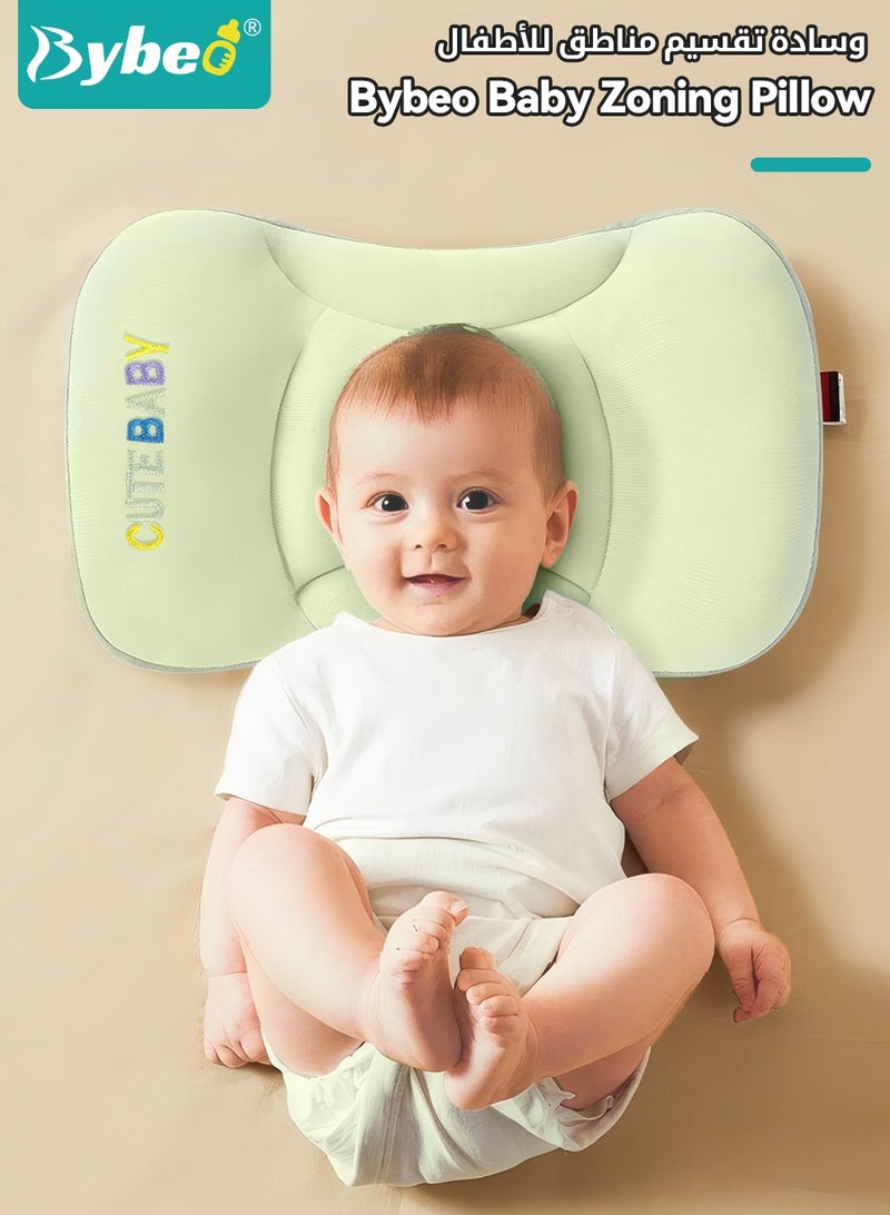 بيبو وسادة نوم للأطفال الصغار، وسادة أطفال بتصميم مريح لحماية العمود الفقري، وسادة دعم رأس الطفل، وسادة نوم ورضاعة للأطفال، مناسبة للأطفال من 6 أشهر حتى 3 سنوات، أولاد وبنات - Image 2