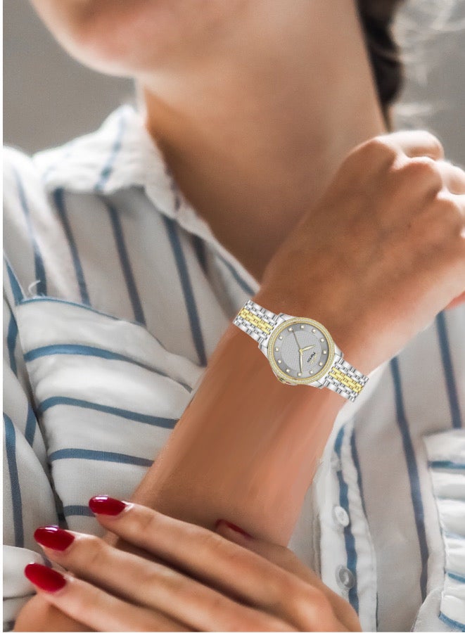 MARTINI Embellished Round Grey Dial Analog Watch - Image 2