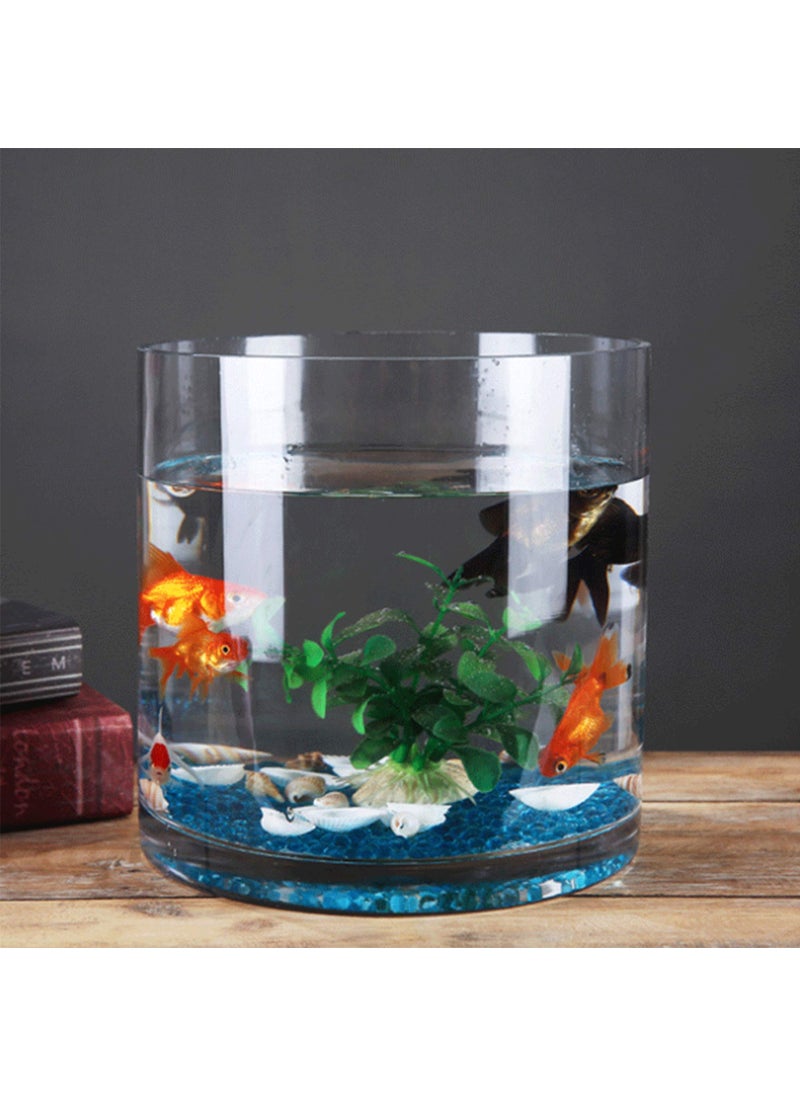 WGVI WGV Cylinder Vase  Width 8""  Height 8""  Clear Wide Large Diameter Flower Glassware  Floral Container  Planter Terrarium for Wedding Party Event  Home Accent Decor  1 Piece  - Image 5
