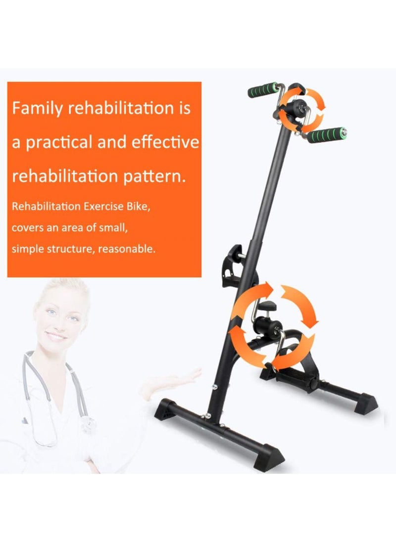 XiuWoo - Pedal Exerciser Bike Hand Arm Leg and Knee Peddler Adjustable Fitness Equipment for Seniors, Elderly Home Pedal Exercise Bike for Total Body - Image 1
