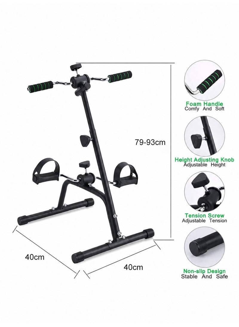 XiuWoo Pedal Exerciser Bike Hand Arm Leg and Knee Peddler Adjustable Fitness Equipment for Seniors, Elderly Home Pedal Exercise Bike for Total Body - Image 5