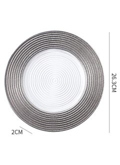 Light Luxury European Style Electroplated Glass Plate Creative Straw Hat Pattern Glass Plate - pzsku/Z9B003D7F887657B1463CZ/45/_/1650960385/5c214d59-e690-4921-bb80-76e5430aca9d