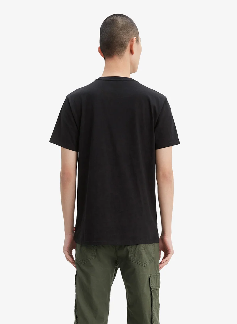 ليفايز تيشيرت رجالي ليفايز بطبعة حصانين