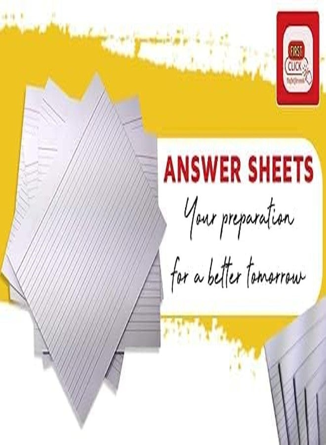 FIRST CLICK Exam Paper Answer Sheets – Both Side Ruled – 240 Pages (60 Loose Sheets Without Fold + 20 Folded Sheets/Booklet Style) - Image 2