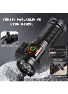 Powerful USB Rechargeable Mini LED Flashlight PD-7007 with Power Indicator - pzsku/Z9B00605366E7926FC33DZ/45/_/1734639255/da6965f5-3615-4815-99e9-4df71d01d29b