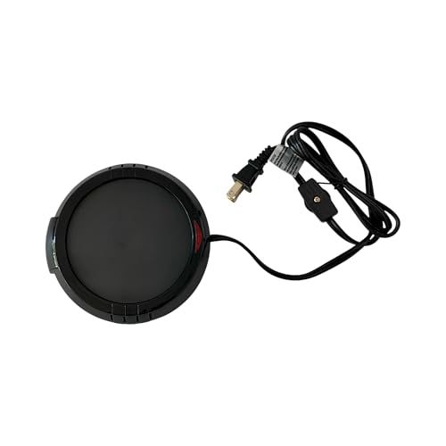Hosley White Electric Candle Warmer 5.4-Inch Plate for Wax Melts & Jar Candles, Safe Flameless Warmer for Aromatherapy Home Office Dorm Rooms Hotels - Image 1