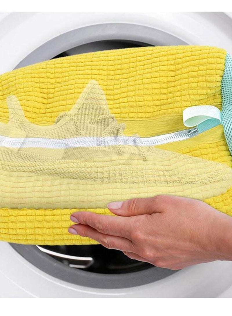 DIOTTI Shoe Cleaning Bag – 2-Pack Washing Machine Shoe Laundry Bags, Reusable Mesh Shoe Bags for Washing Sneakers & Trainers - Image 2