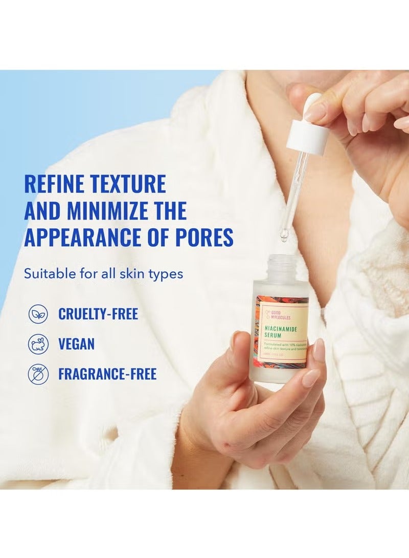 Good Molecules Niacinamide Serum - 10% Niacinamide Balancing B3 Facial Serum for Acne, Tone, Texture - Brightening and Hydrating Skincare for Face - Image 2