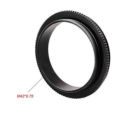 SVBONY SV130 M48 Male to M42 Male Telescope Adapter Knurling Design Black - Image 3