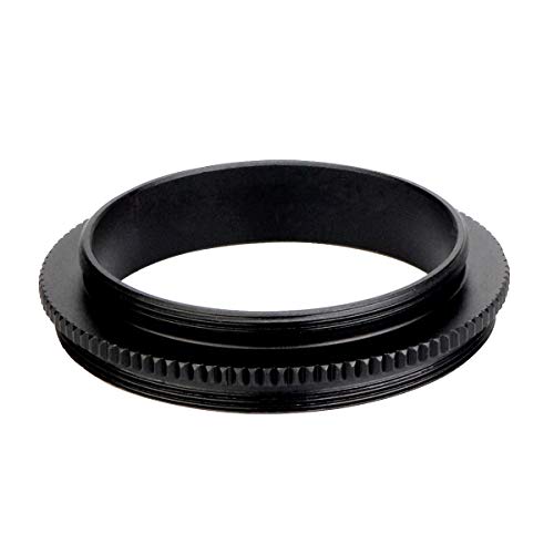 SVBONY SV130 M48 Male to M42 Male Telescope Adapter Knurling Design Black - Image 1