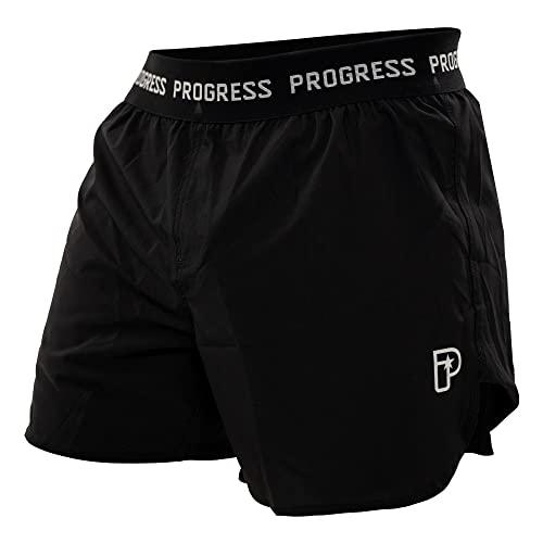 Progress Jiu Jitsu Academy BJJ Shorts Comfortable Durable Mens Board Shorts Black 34 - Image 1