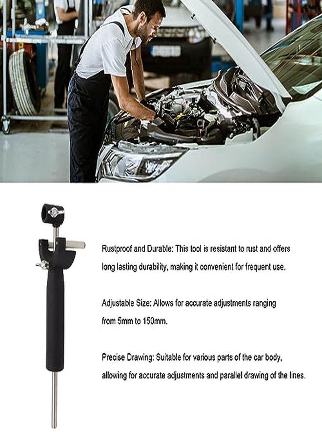جاروزا أداة تحديد خط هيكل السيارة من جاروسا، أداة تحديد خط هيكل السيارة، أداة خطاطة فولاذية متوازية 5 مم - 150 مم لإصلاح الخدوش على الصفائح المعدنية - Image 3