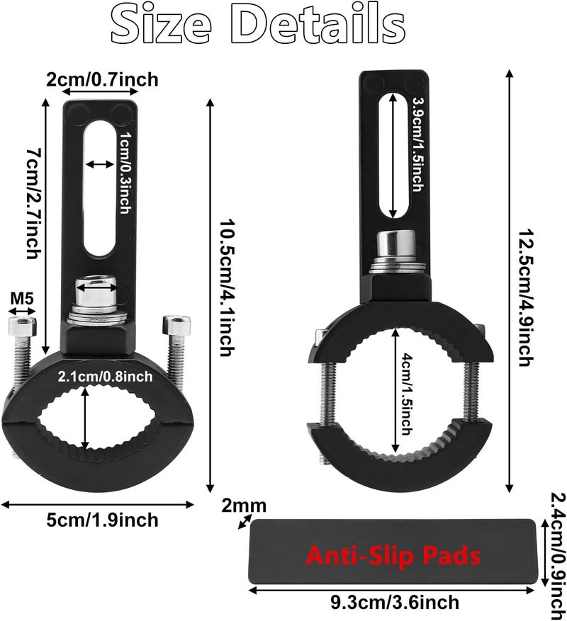 Ourbest Motorcycle Spotlight Mount Brackets - Image 3