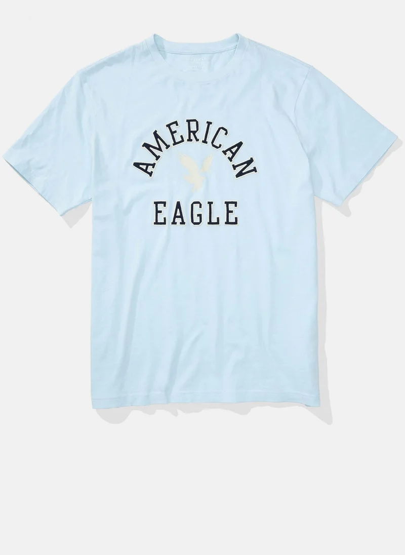 American Eagle Logo Graphic Crew Neck T-Shirt