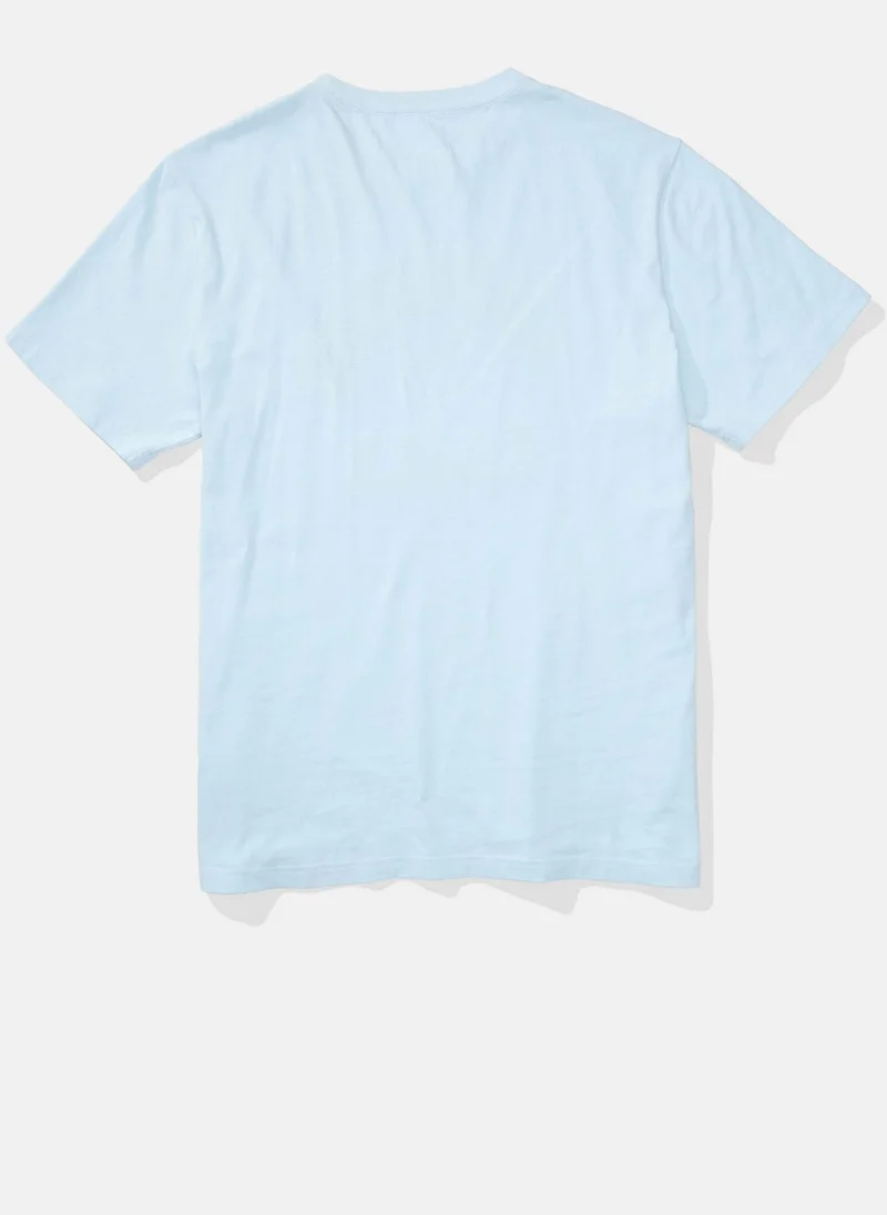 American Eagle Logo Graphic Crew Neck T-Shirt