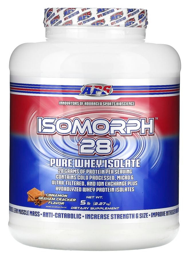 APS Isomorph 28 Pure Whey Isolate Cinnamon Graham Cracker 5 lb (2.27 kg)