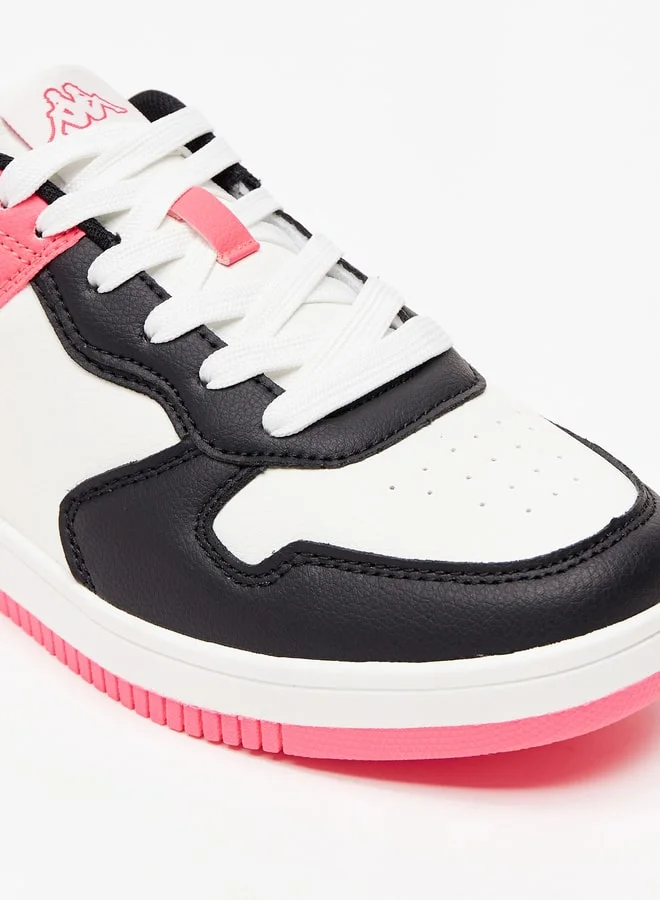 كابا Women'S Colourblock Casual Sneakers With Lace-Up Closure
