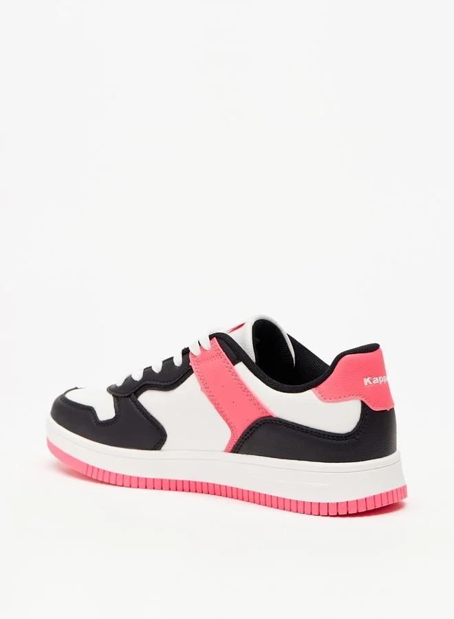 كابا Women'S Colourblock Casual Sneakers With Lace-Up Closure