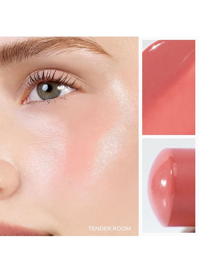 hince True Dimension Radiance Balm 10g - Natural Shimmer Glow Face Highlighter, Transparent Color Tones, Brighten Skin Tone, Slim Fitting Texture, Blush, Multi Makeup Stick (1, TENDER ROOM, TP003) - Image 2