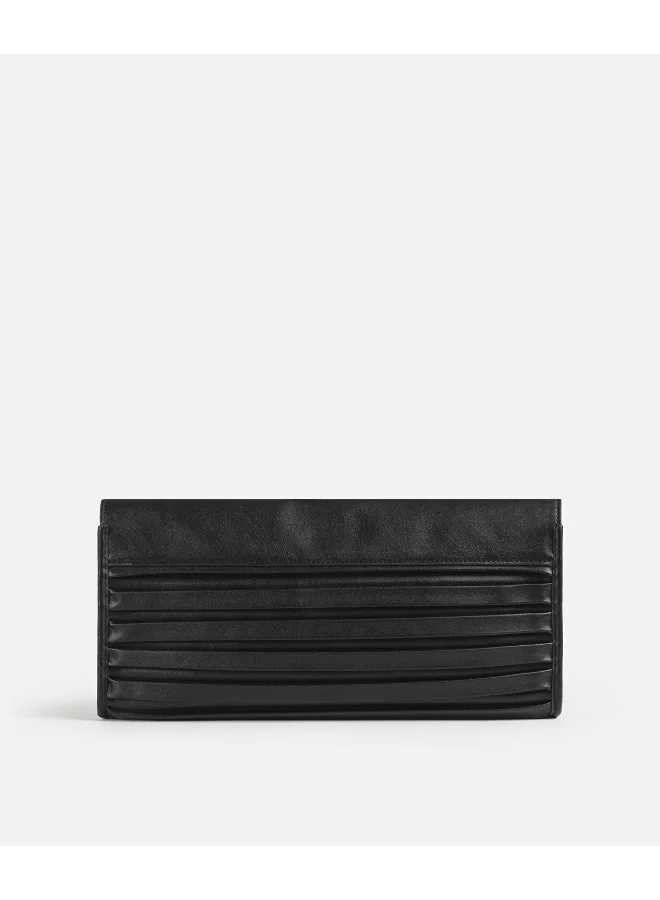 Ipekyol Contrast Textured Clutch