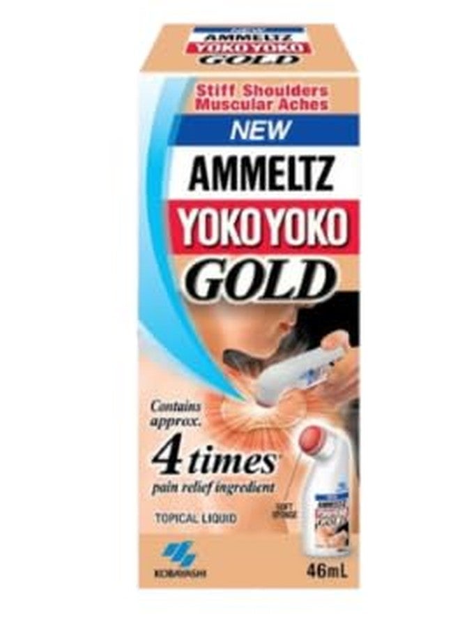 VIRAVIN HOUSEWARE Ammeltz Yoko Yoko Gold Analgesic Liquid, 48mL Roll-On Pain Relief, Anti-inflammatory Formula, White, Fast-Acting with Mess-Free Applicator - Image 2