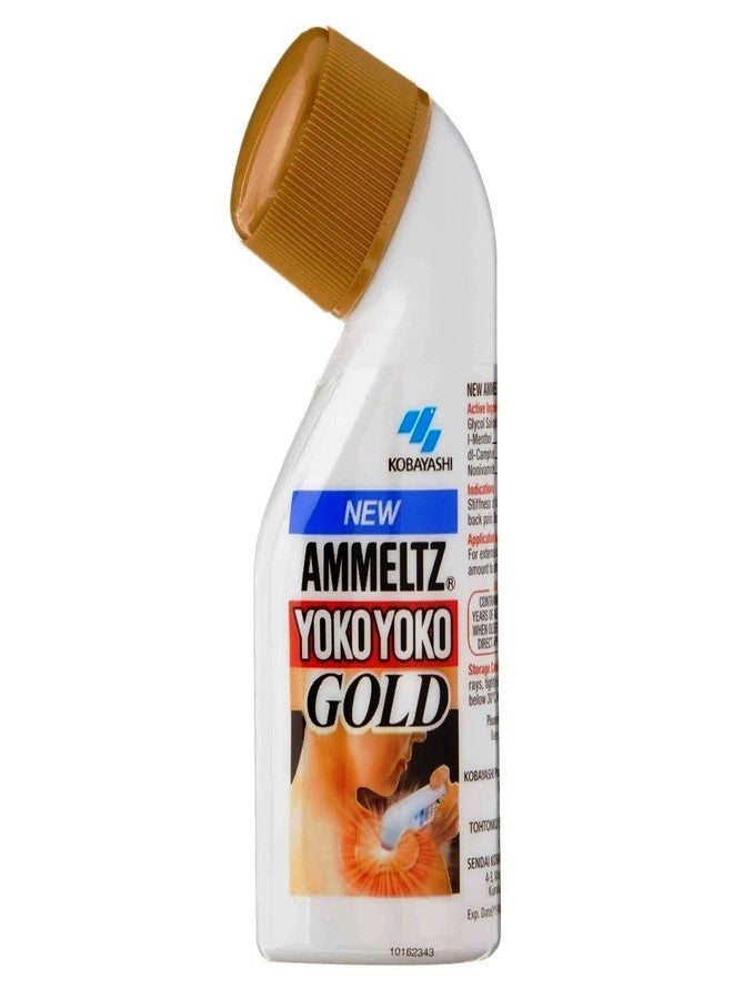 VIRAVIN HOUSEWARE Ammeltz Yoko Yoko Gold Analgesic Liquid, 48mL Roll-On Pain Relief, Anti-inflammatory Formula, White, Fast-Acting with Mess-Free Applicator - Image 3