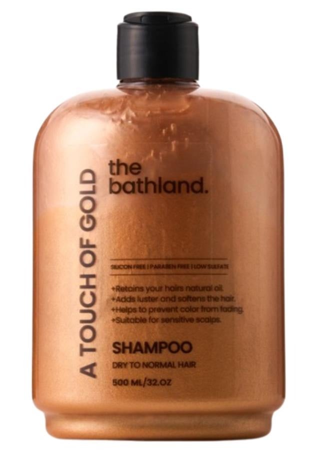 Low Sulfate Touch of gold Shampoo -Unisex - 500ml