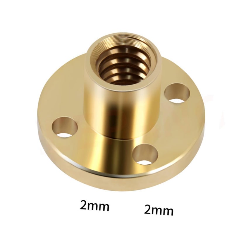Copper Trapezoidal Screw Nuts 4pcs For Printer Stepper Motor CNC Linear Rail - Image 4