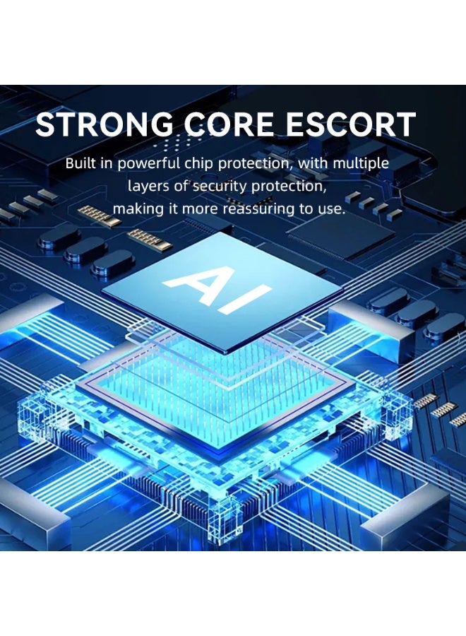 ZONIX Portable Handheld Fan with 199-Speed Adjustable - ICE Ceramic Cooling, 4000mAh Battery, Digital Display, 3-in-1 Foldable Turbo Fan for Travel/Camping/Office (White) - Image 5