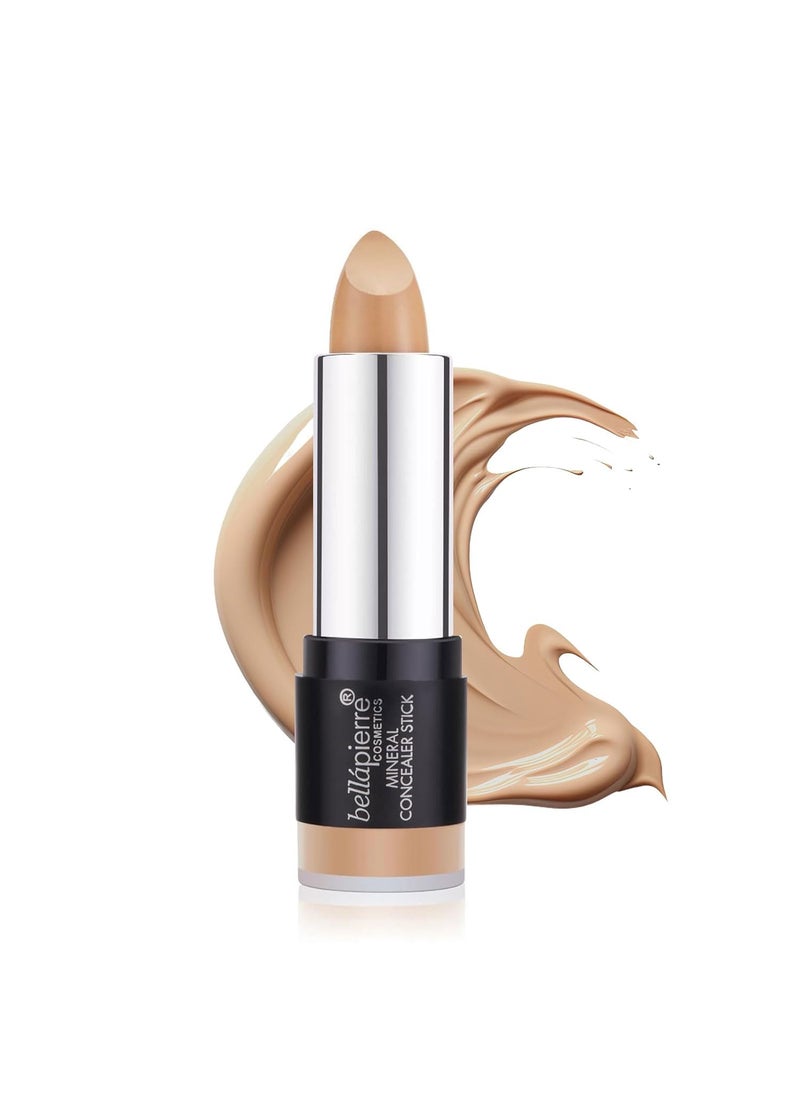 BellaPierre bellapierre Mineral Concealer Stick | Easy to Blend Natural Wax Matte Makeup | Hides Acne, Discoloration & Blemishes | Non-Toxic and Paraben Free | All Day Wear - (Dark/Deep) 