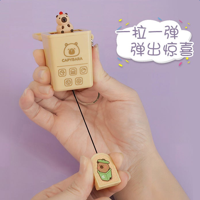 3D Cartoon Astronaut Surprise Keychain Toy - Image 4