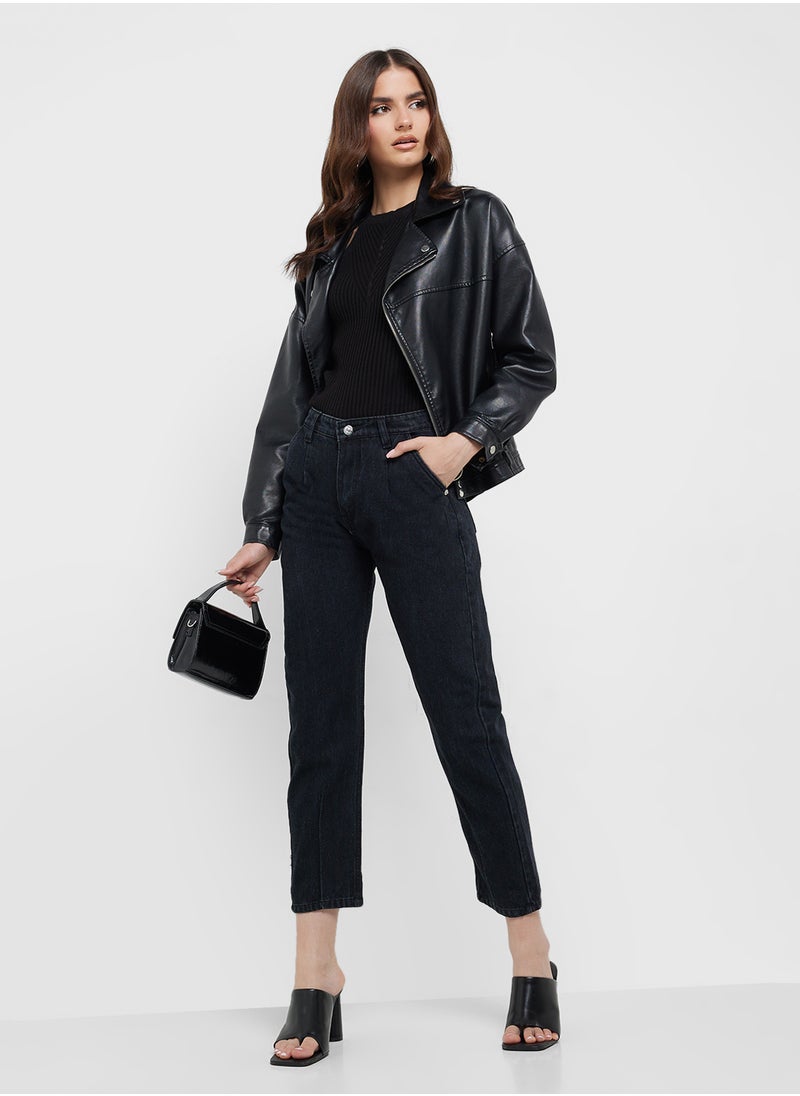 Ginger High Rise Mom Jeans  - Image 1