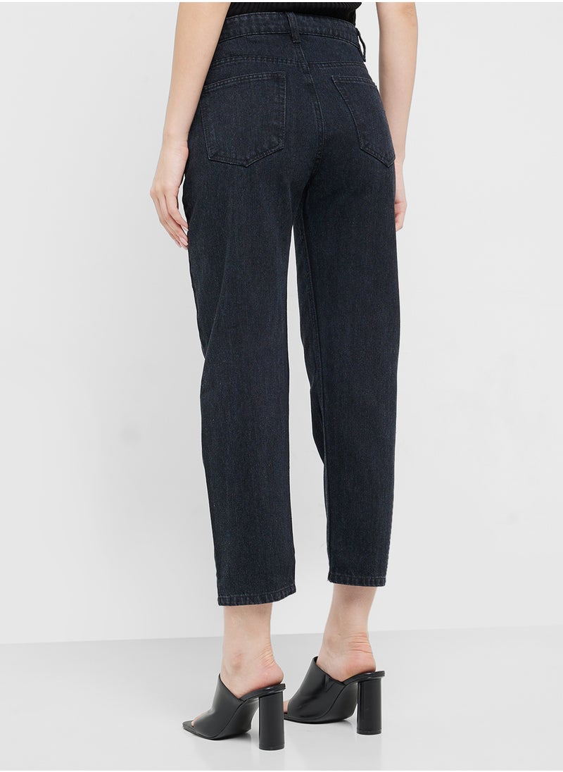 Ginger High Rise Mom Jeans  - Image 3